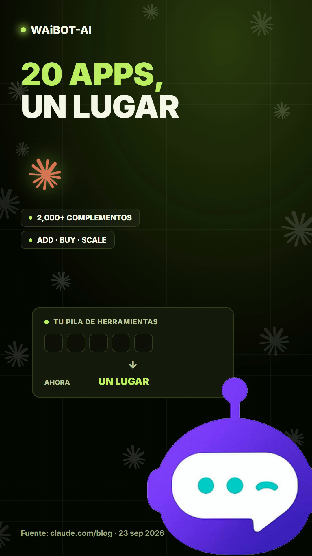 Row of crossed-out app icons next to the Claude logo, illustrating the Claude Marketplace connecting your subscriptions